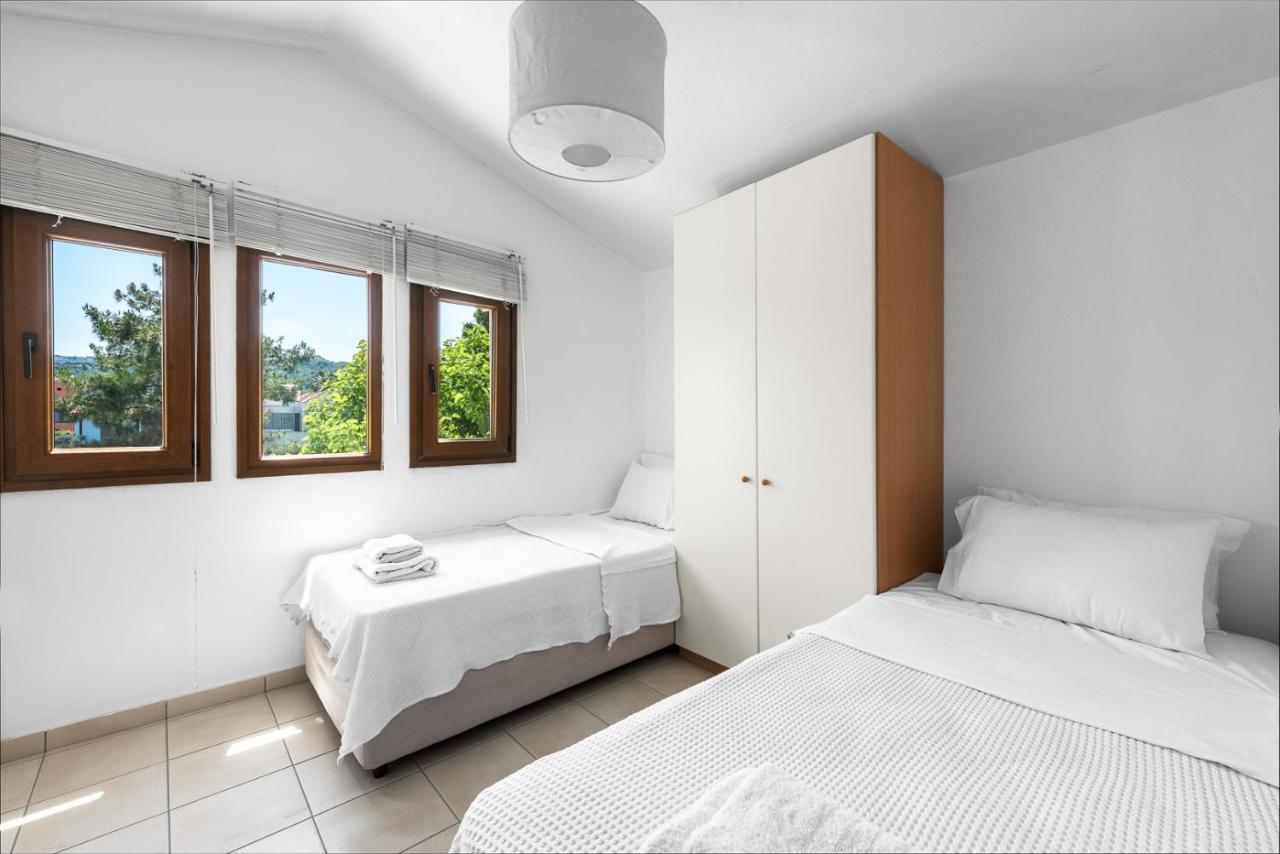 #Luxlikehome Pefkohori Del Sol Maisonette Eksteriør billede